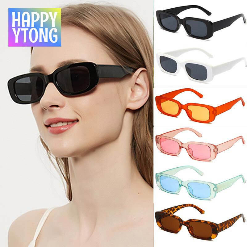 Square Frame Sunglasses Unisex Vintage Men Women Driving Frame Sun Glases Outdoor Wild Uv400 