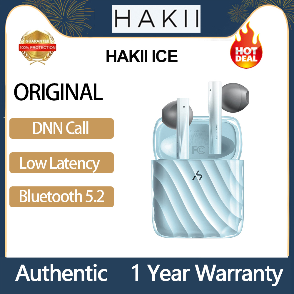 Original HAKII ICE Ture Wireless Earbuds TWS Bluetooth 5.3 Dual Device