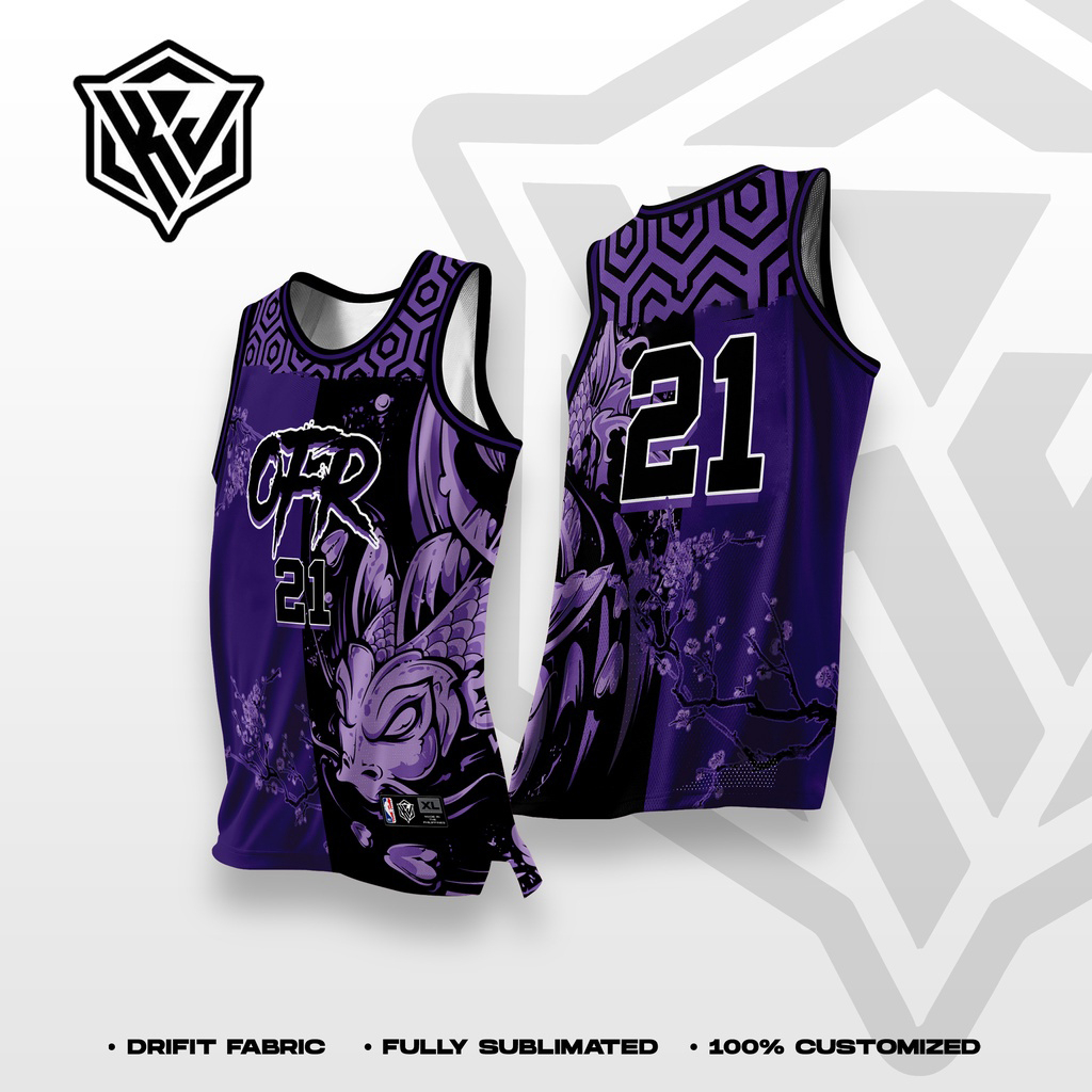 Dark violet hot sale jersey basketball