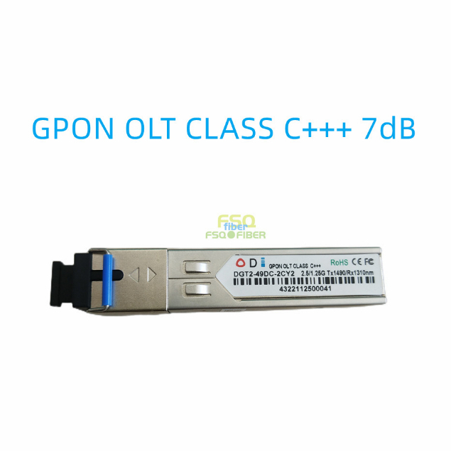 GPON OLT CLASS C SFP Module GBIC Power 7dB Fiber Optical