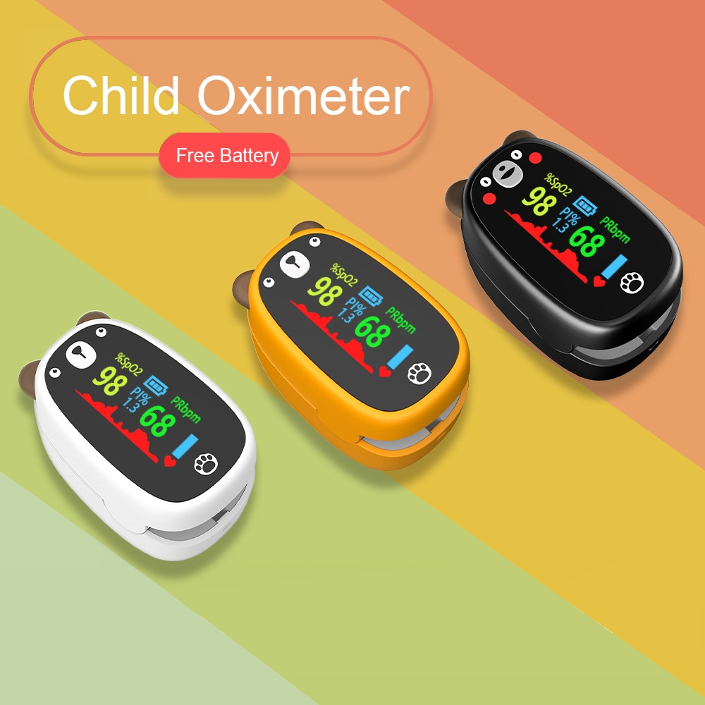 Children's Pulse Oximeter Child Blood Oxygen Saturation Monitor ...