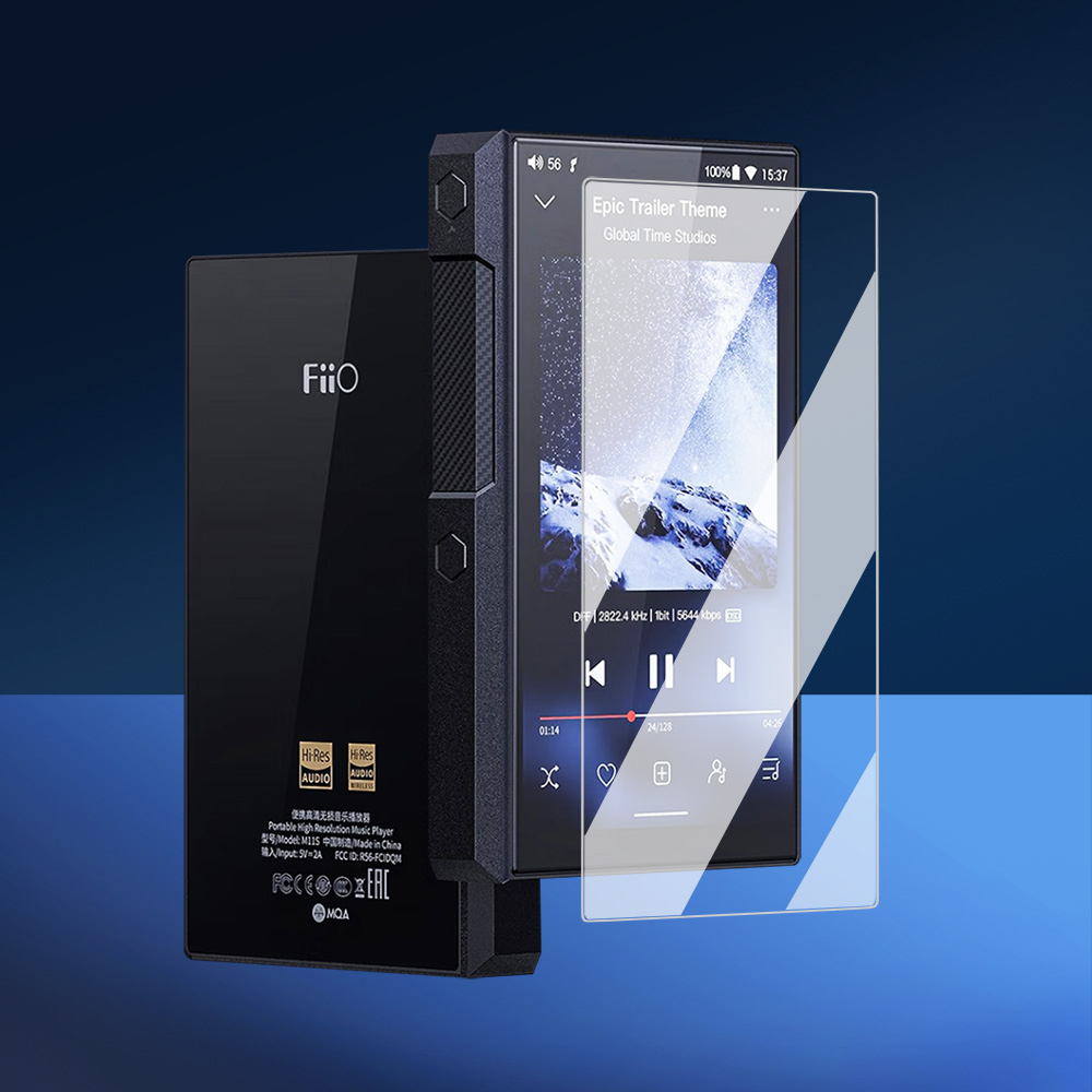 2x Protecteurs D'écran Bruni Pour FiiO M3K – Film Transparent Anti-rayures – Made In Germany