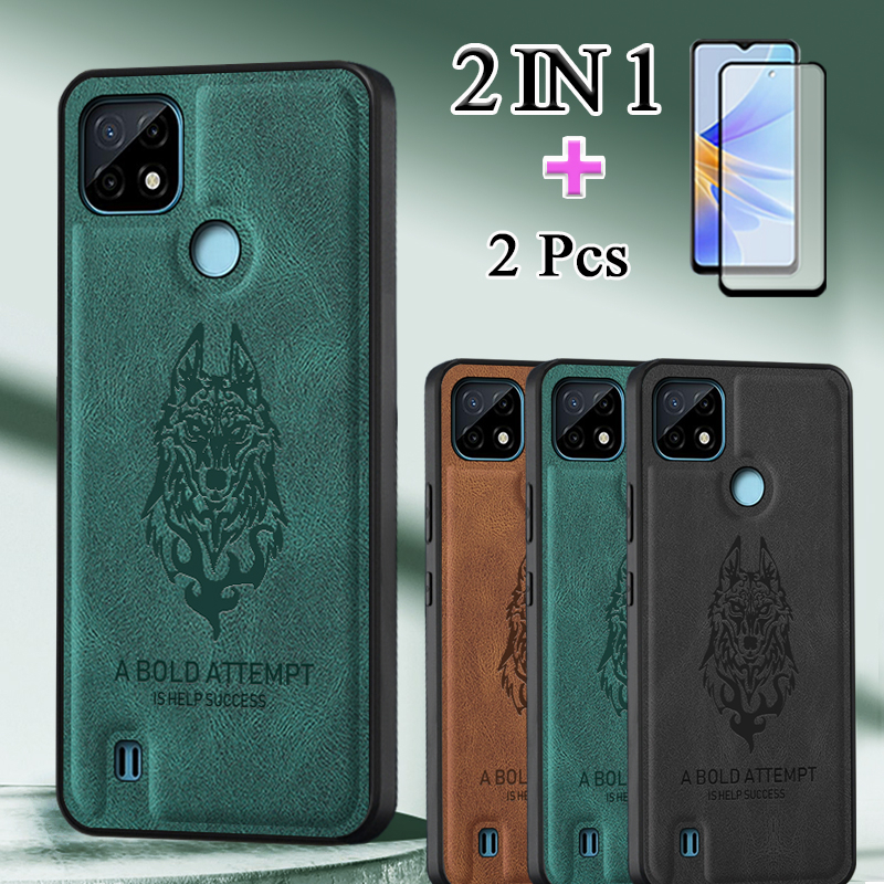 Custodia In Silicone Per Realme C21Y/C25Y - ILING - Colore Verde - Ultrasottile E Antiurto