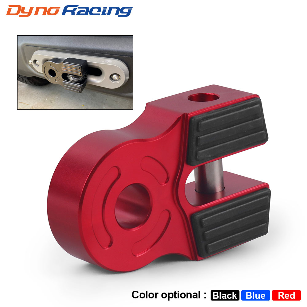 30000 LB Winch Hook Rope Trailer Hook Connector Flat Shackle Mount