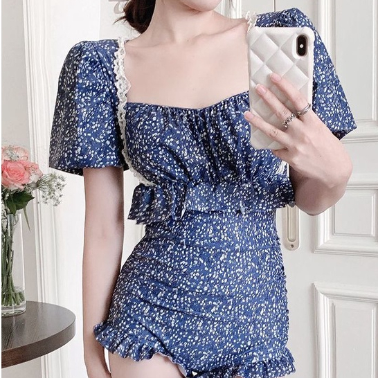 Swimsuit Influencer Sexy One-Piece Summer New Style Swimsuit Women One ...