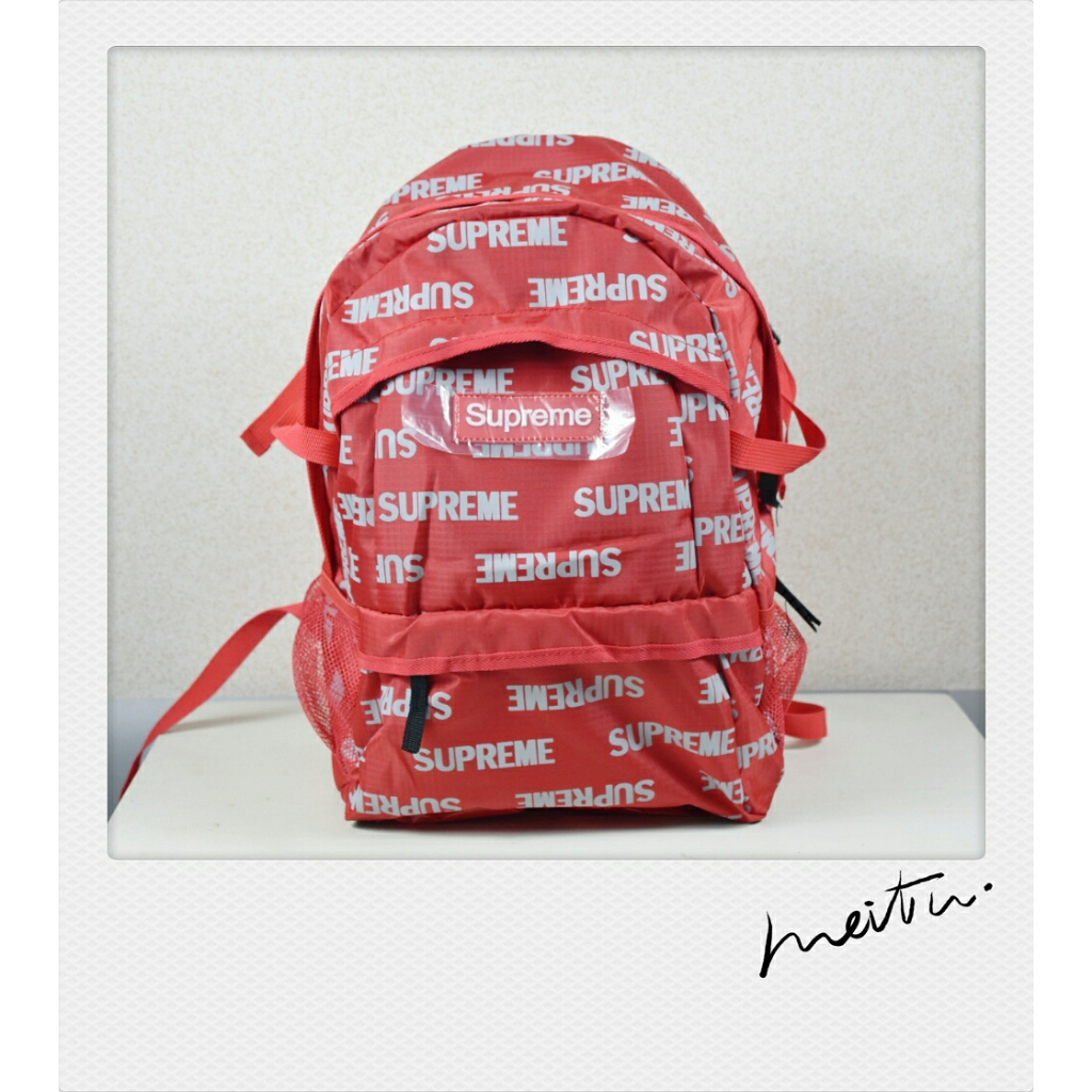 Supreme 3m cheap backpack red