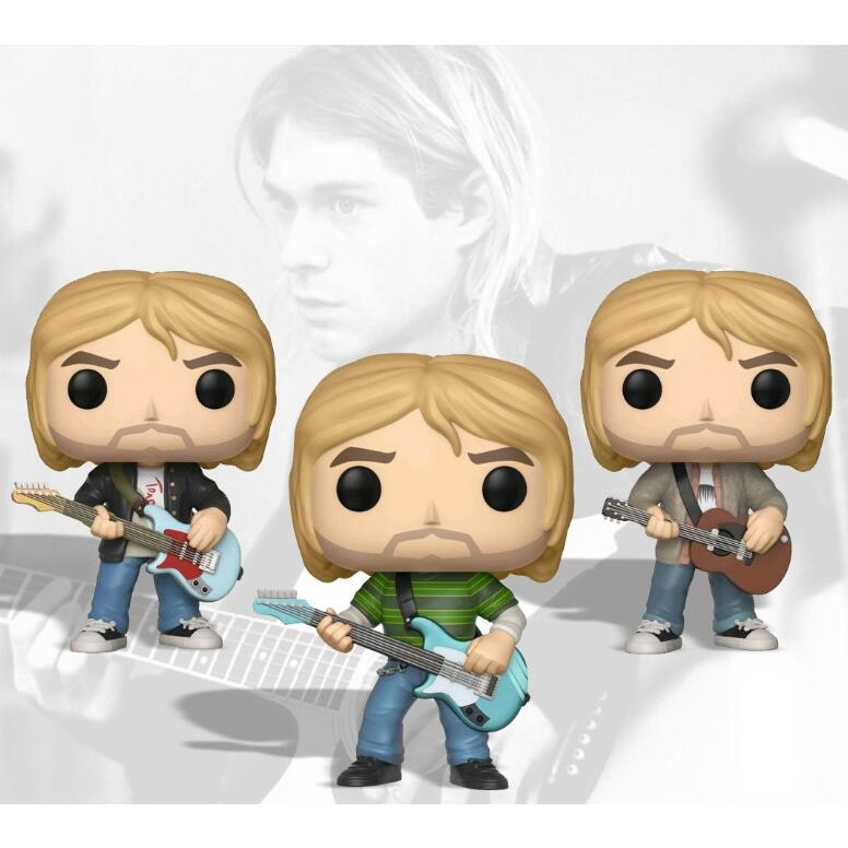Funko POP 65 66 67 Rocks Kurt Cobain Exclusive Vinyl Figure Toy