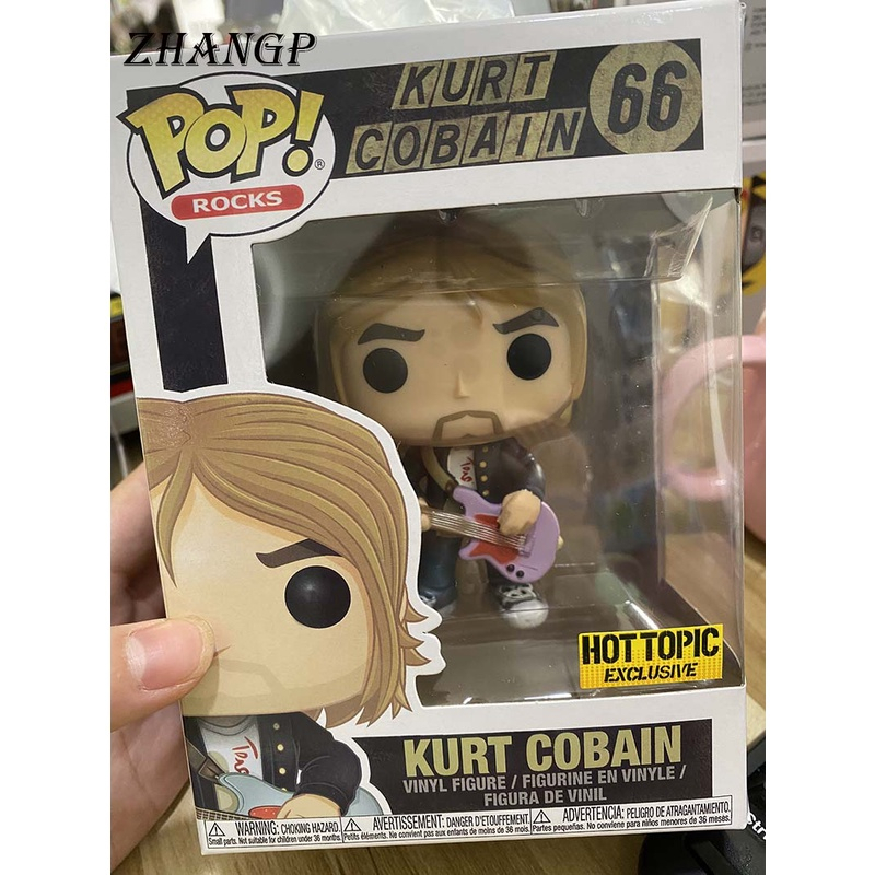 Funko POP 65 66 67 Rocks Kurt Cobain Exclusive Vinyl Figure Toy