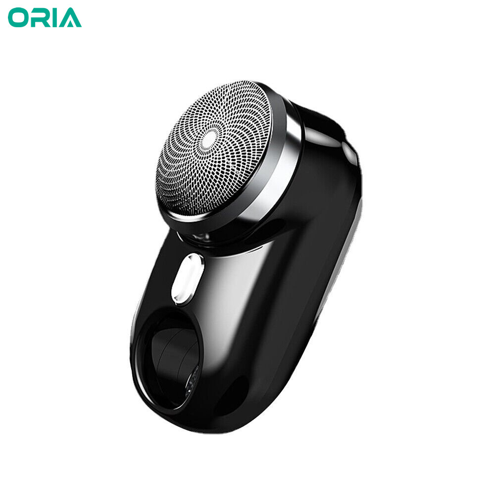 ORIA Portable Mini Electric Shaver USB Rechargeable Compact Razor for