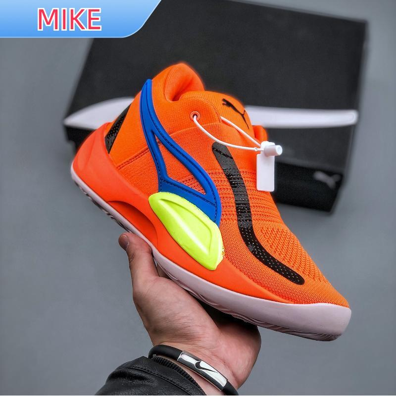 Orange puma basketball outlet shoes