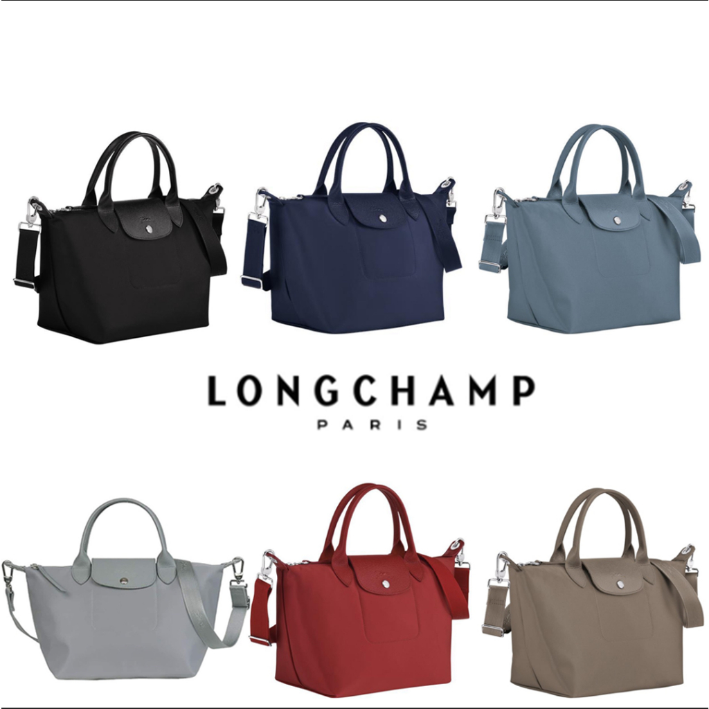 longchamp bag original nylon water proof shoulder bag crossbody bag handbag 1512 1515 Neo Series Tote Bag Adjustable strap Shopee Philippines