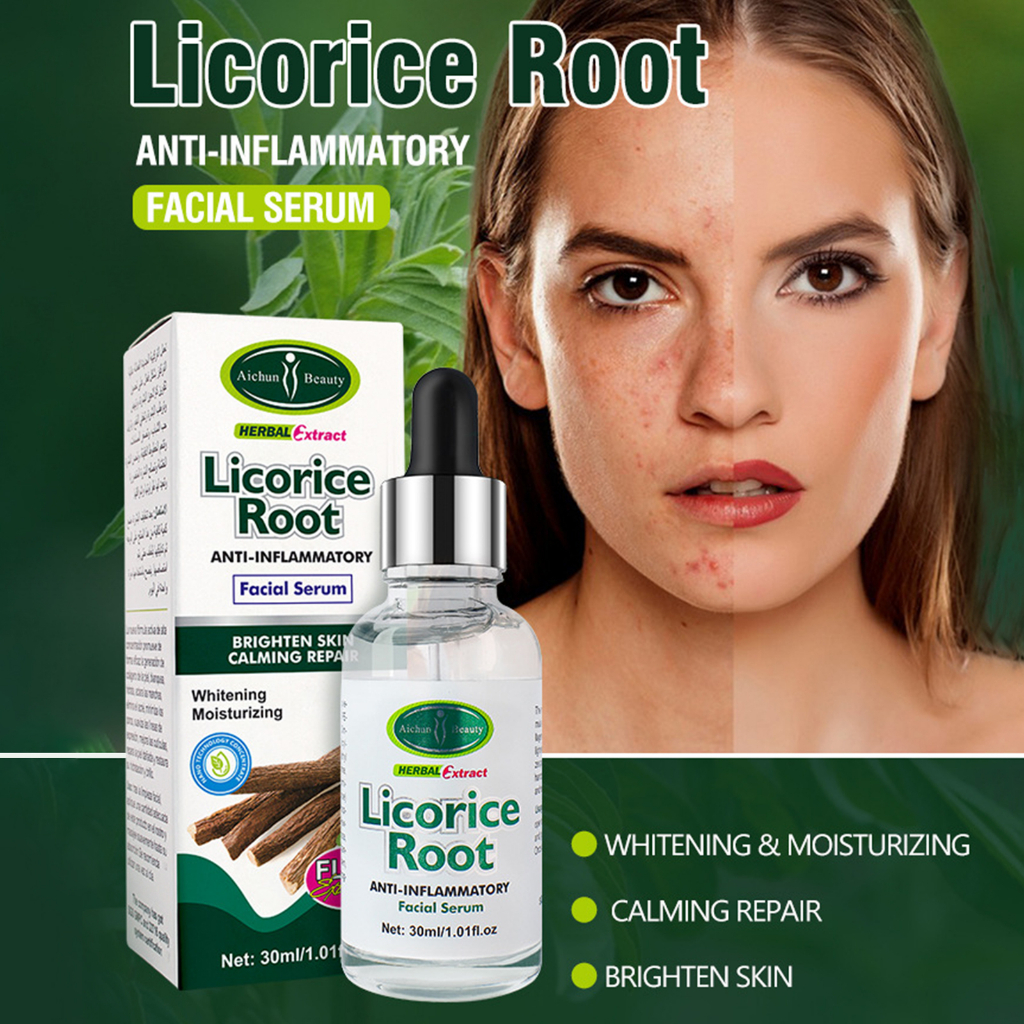 Natural Glycyrrhiza Extract 30ml Licorice Supplement Face Plant Liquid Narrowing Skin Pores