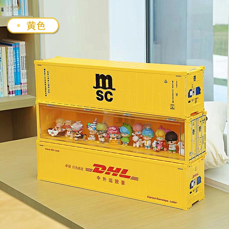 LED Light Popmart Display Box Display Case For Blind Box Figurine Doll