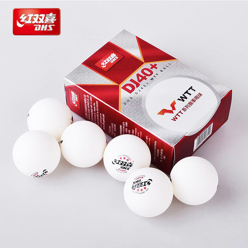 DHS DJ40+ Ping Pong Balls 3 Stars Professional Table Tennis Balls ABS New Material for Olympic