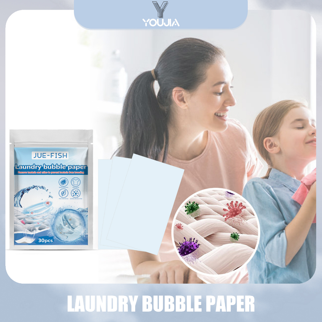 JUEFISH Laundry Tablets Concentrated Underwear Detergent Sheet Laundry