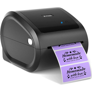 Thermal Label Printer A6 thermal sticker Bluetooth Air Waybill Printer ...