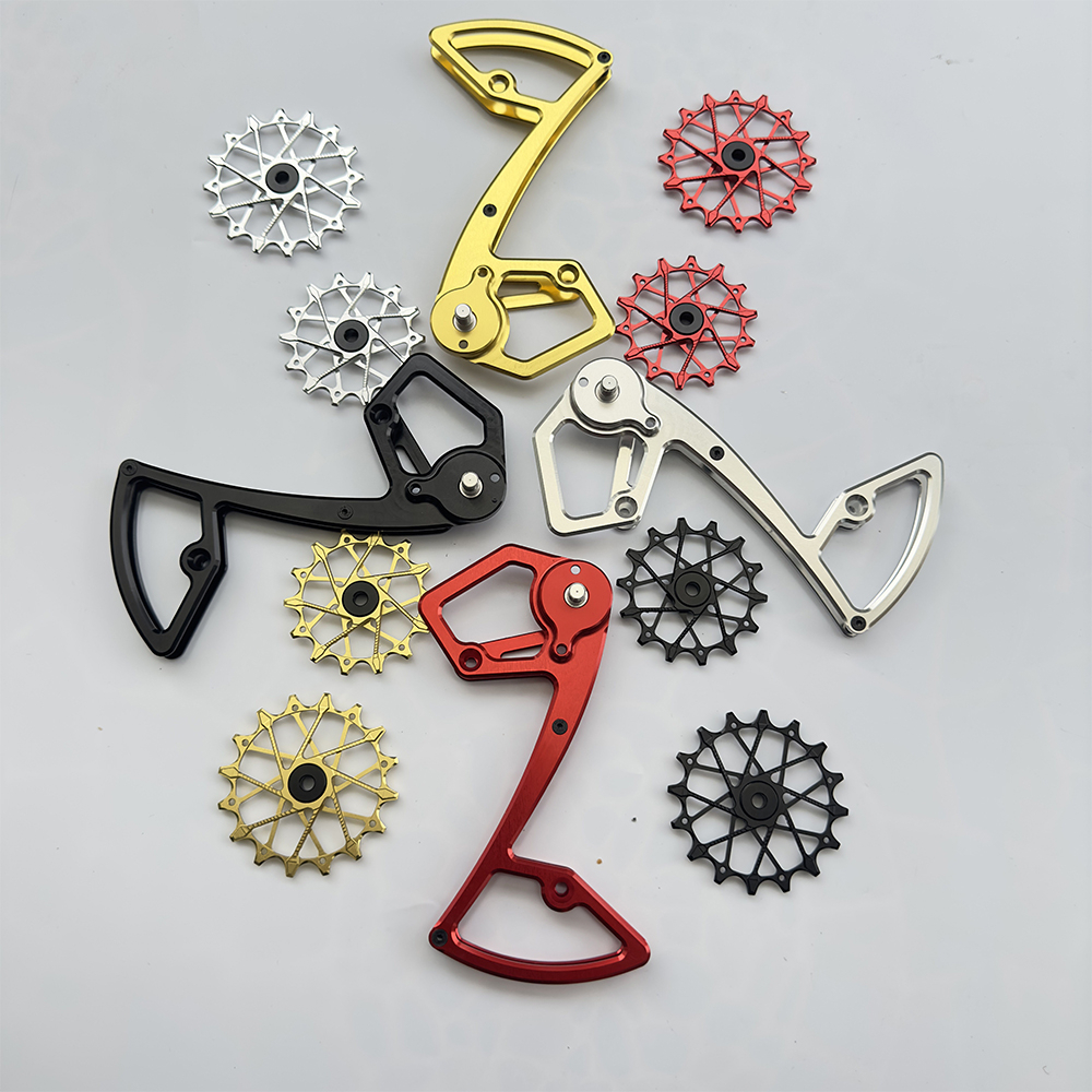 GARBARUK Rear Derailleur Cage Shimano 12-speed Green, 62,50