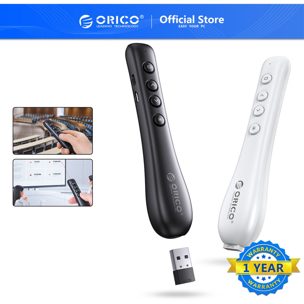 ORICO 2.4GHz Wireless Red Laser Pointer PPT PowerPoint Presenter with