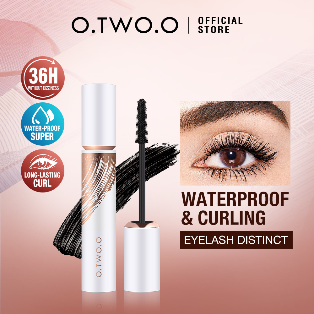 O.TWO.O Mascara Waterproof Long Lash 36H Long Lasting Curling Black Eye ...