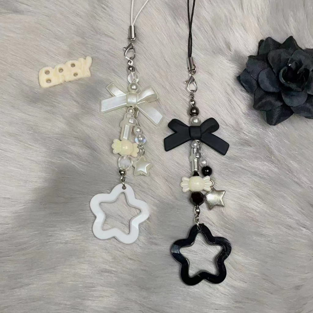 New Style Bow Cross Hollow Five-Pointed Star Beaded Pendant Card Book ...
