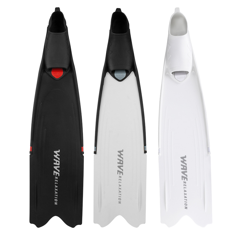 WAVE Long Freediving Fins/ Spearfishing Long Freediving Fins/Professional Diving Fins Shopee