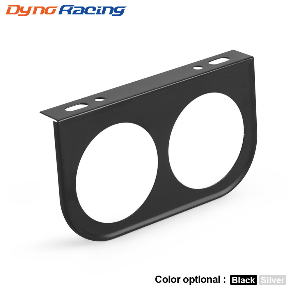 XUKEY Black 52mm Single Gauge Pod Cup Holder Mount - Dash Mount Bracket For Car/Truck