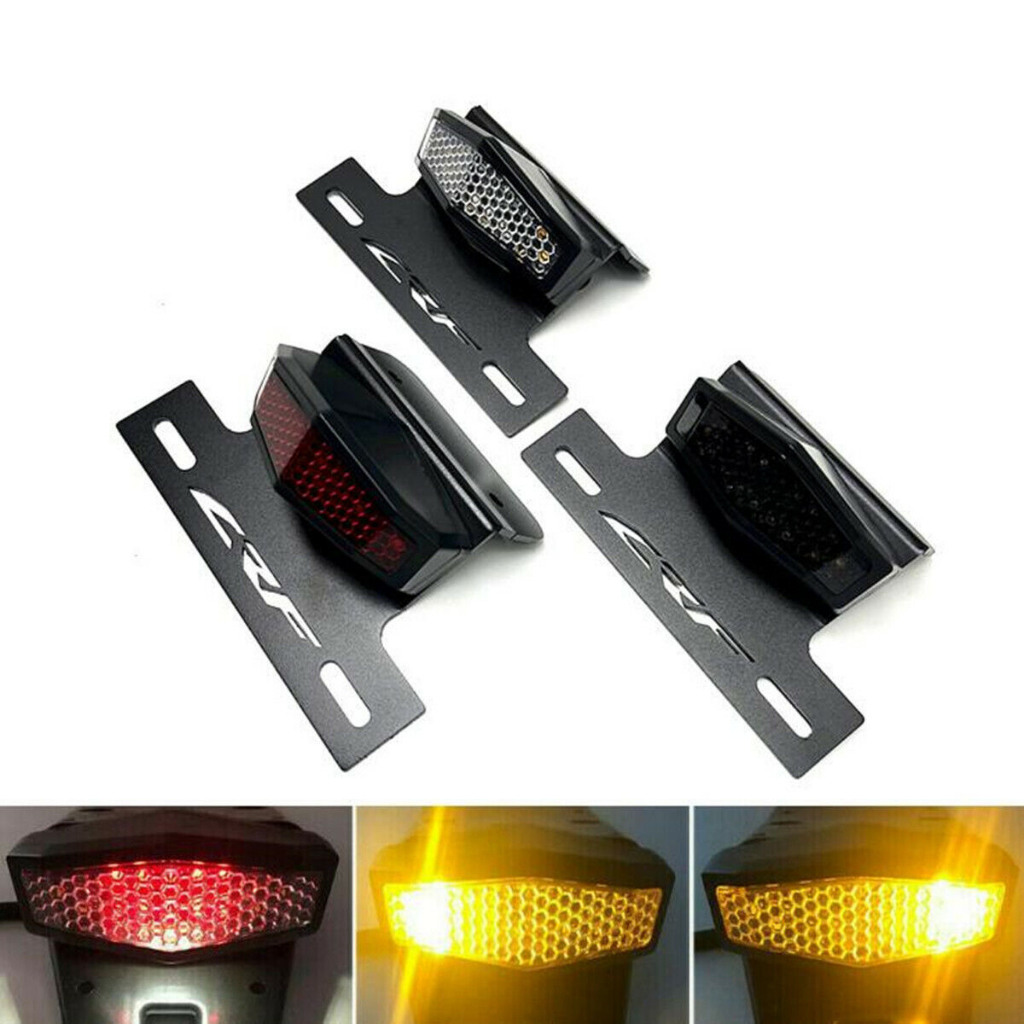 CRF300L License Number Plate Holder Bracket Fender Eliminator LED Tail