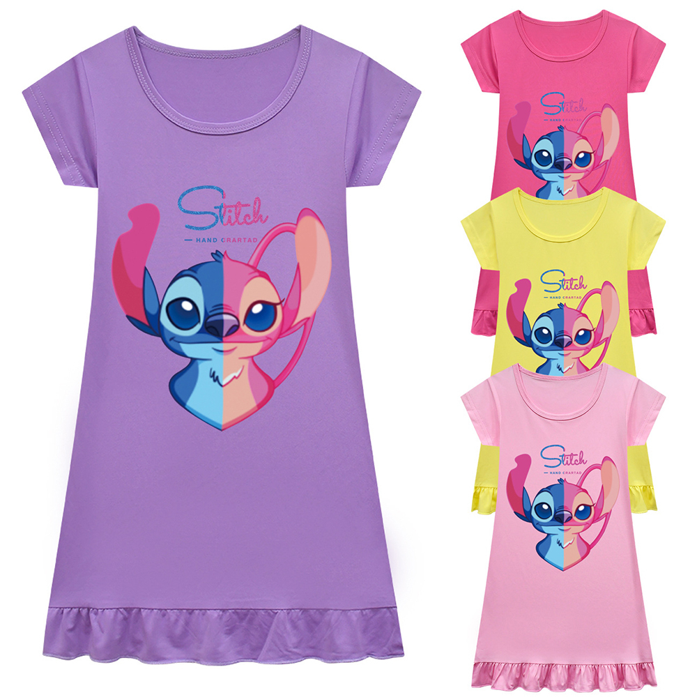 Lilo Stitch 90160 Girls' Dresses Nightgowns Homewear Shopee Philippines