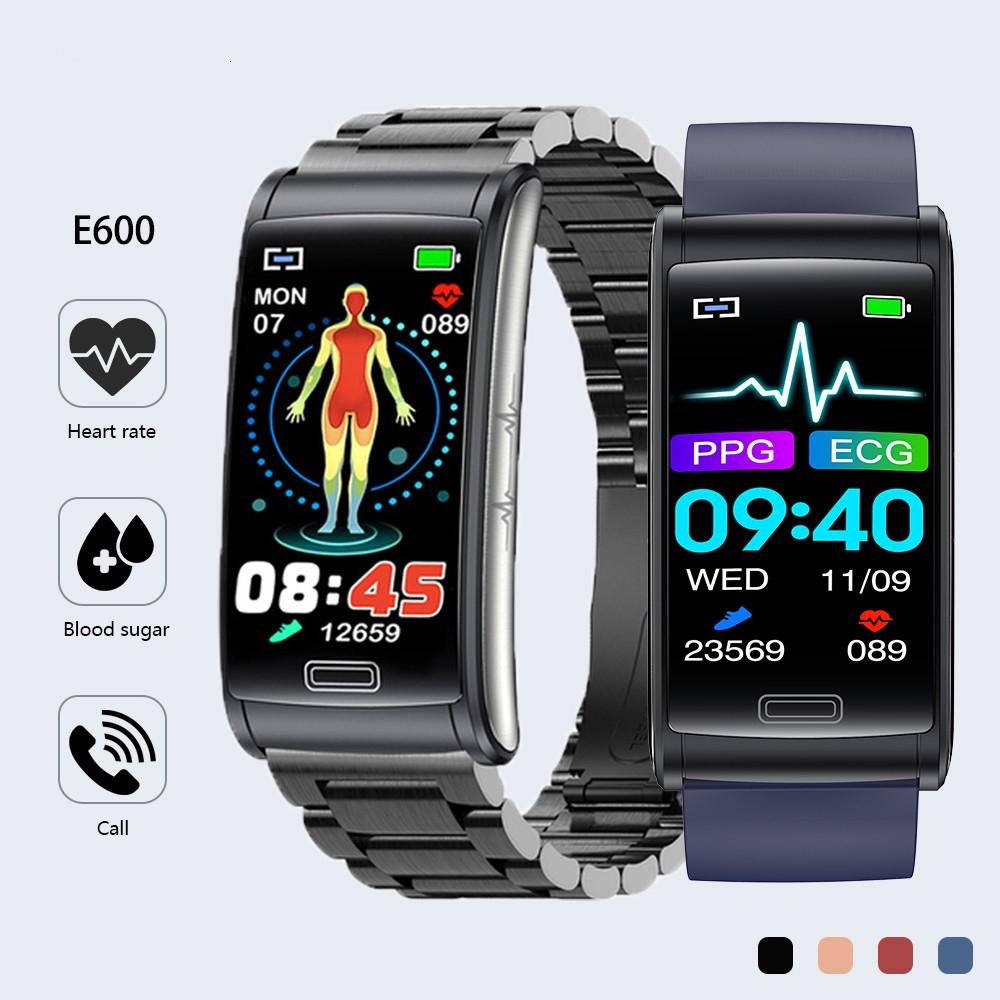 New E600 Smart Watch 1.47-inch Blood Glucose ECG Blood Oxygen ...