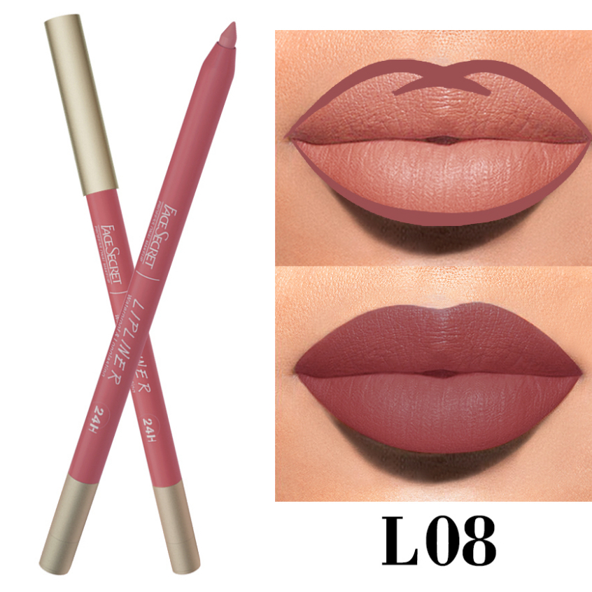 Beauty Glazed Face Secret Waterproof Liners Makeup Lipliner 4 Colors Matte Velvet Lipstick Pen 