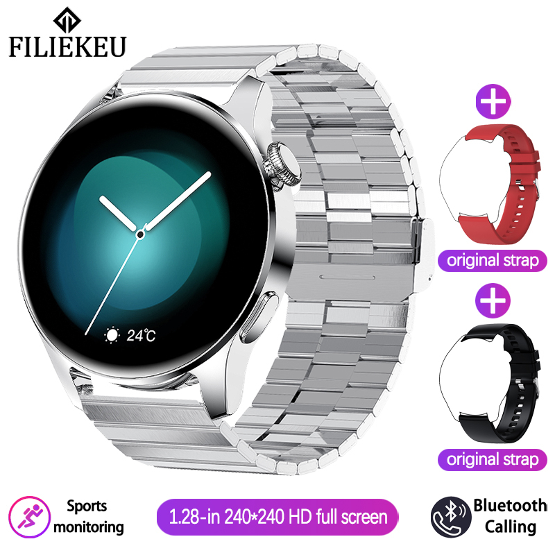 Bluetooth Smartwatch Pebble Watch 2019 FILIEKEU Original Smart