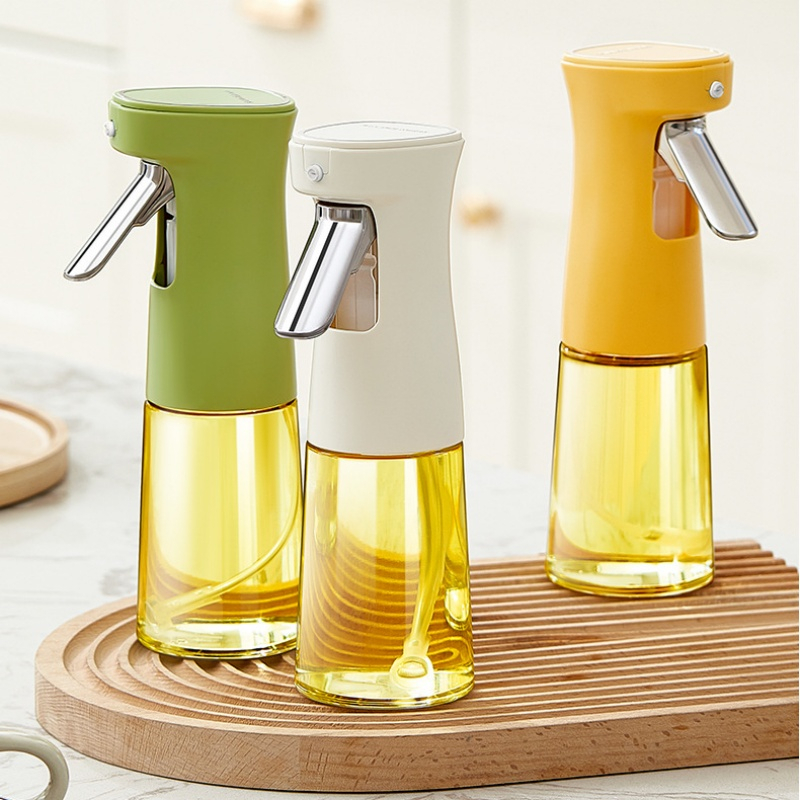 Glass Spray Bottle Kitchen Oil Bottle Household BBQ Oil Air Fryer