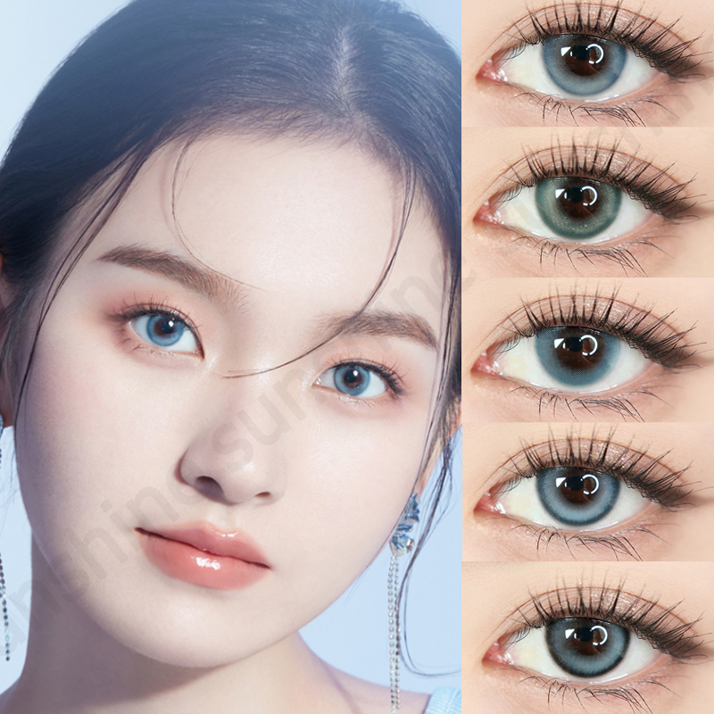1 Pair Graded Colored Contact Lenses With Graded 03.00 Can Be Used For