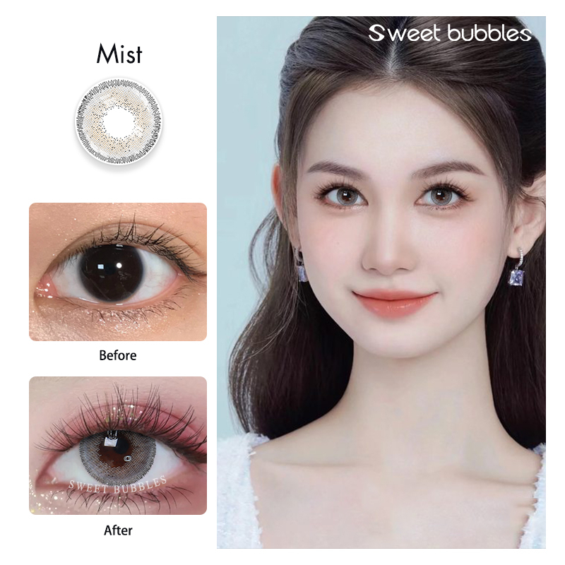 [COD] Contact Lens Dubai Gray Contact Lense Brown Lenses Yearly Use ...