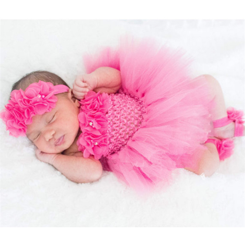 Abito Battesimo Neonata Rosa Hello Baby – Fatto A Mano Con Gonna Tutù – Taglia 12-18 Mesi, Colore Rosso - 4