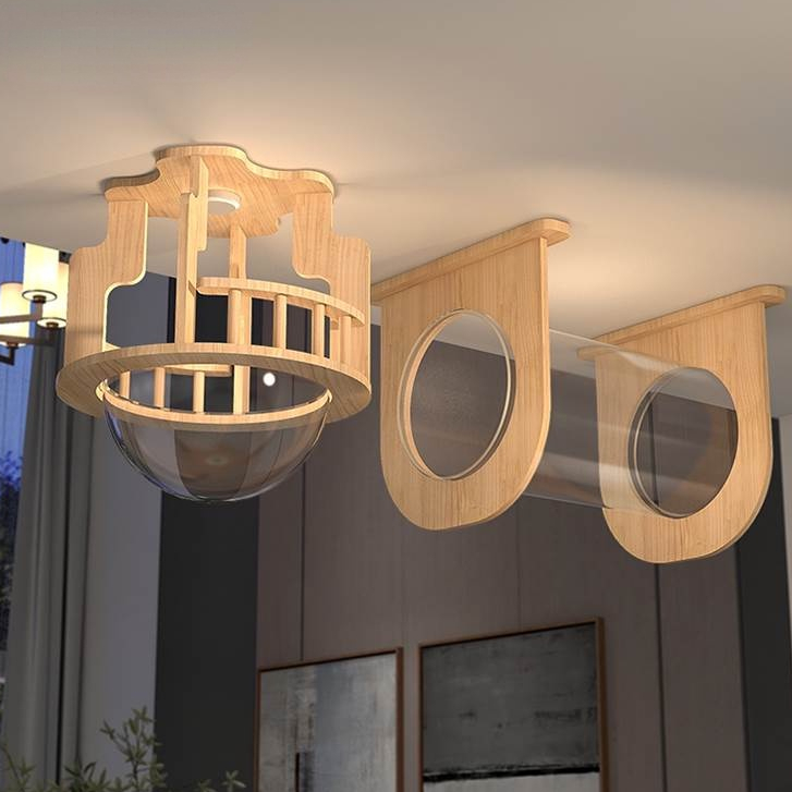 DIY Cat Wall Mounted Hanging Cat Climbing Frame Air Tunnel Space ...