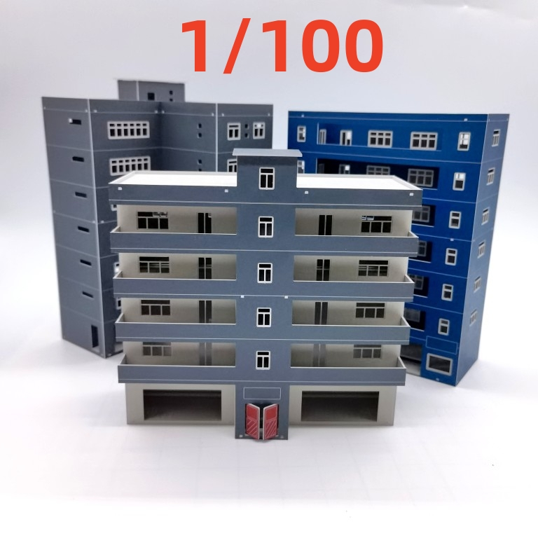 1: 100 Scale Building Model Sand Table Suitable For Gundam Figure DIY ...