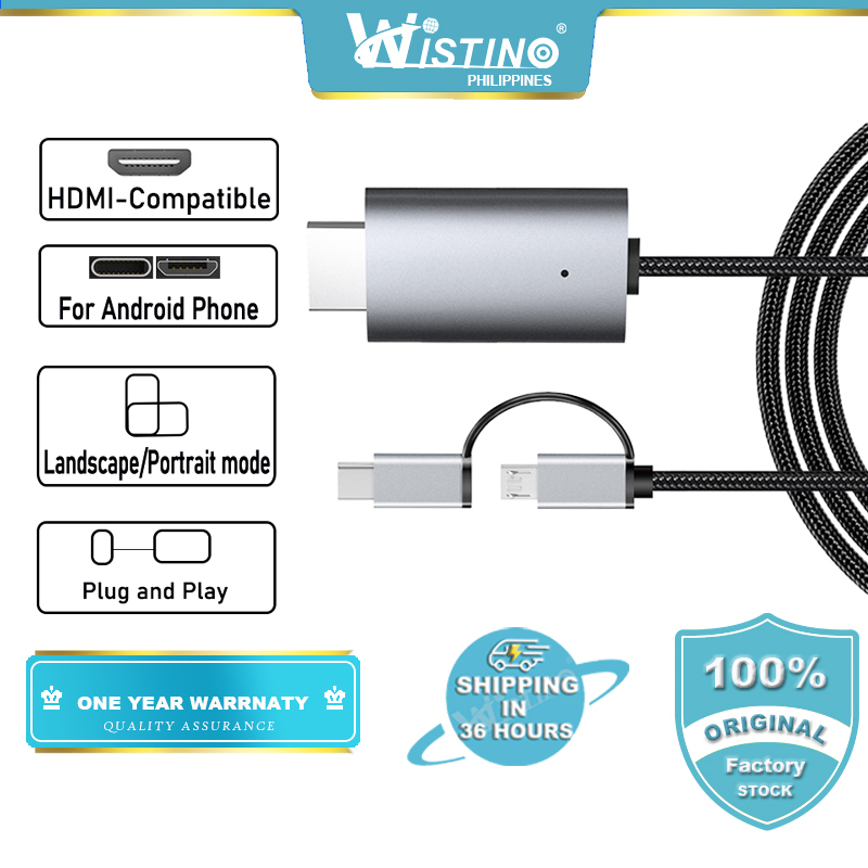 Wistino USB Type C Fast charging interface Cable Universal HDMI Cable