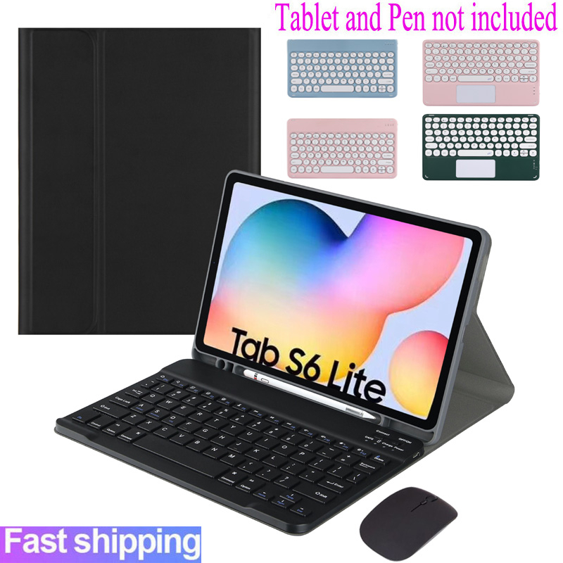 Galaxy Tab S6 Lite Case with Keyboard For Samsung Galaxy Tab S6 Lite 10
