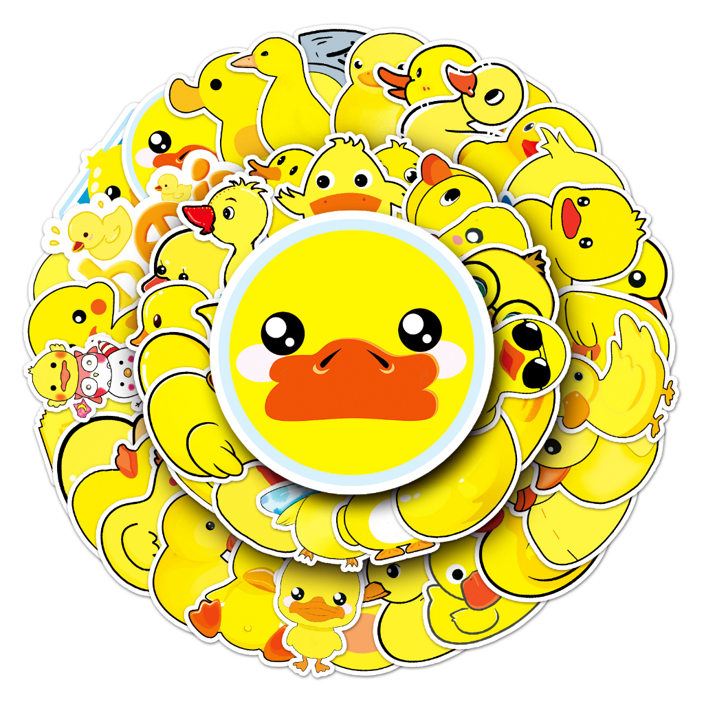 50 Piece Funny B.Duck Stickers Waterproof DIY For Phones Laptop Car ...
