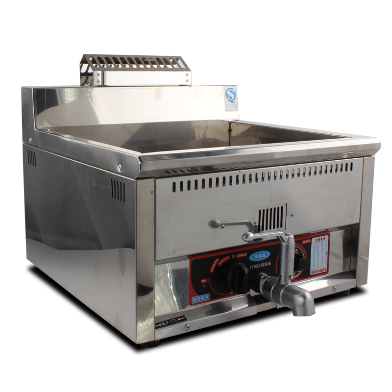 Malupin MLP15L LPG single tank gas fryer 15 liters with oil drainer