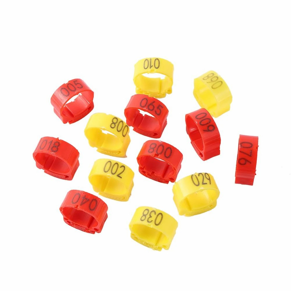 30 Pcs Chicken Feet Rings Poultry Plastic Feet Rings Adjustable Digital ...