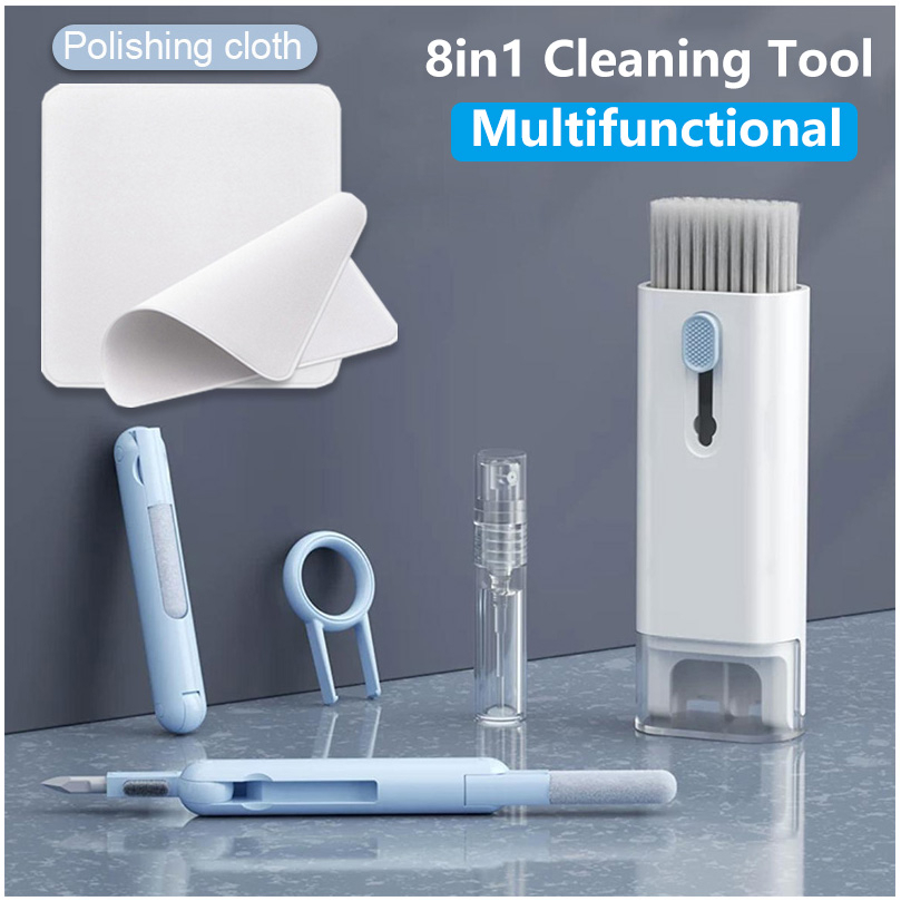 8 in 1 desktop and headphone cleaner tool cleaning kit Dual Functions