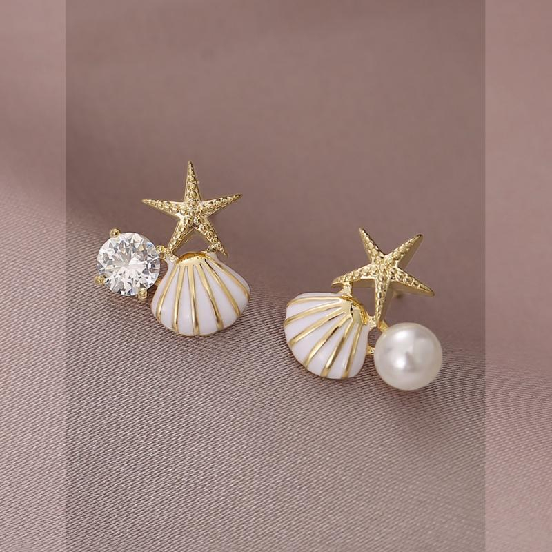 Beautiful Korean Seashell Earrings
