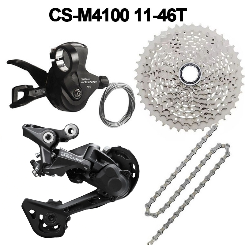 SL-M4100 RD-M5120 cs-M4100 MTB10sセット　シマノ 1x10 Speed] Shimano DEORE M4100 Shifter M4120 M5100 Rear