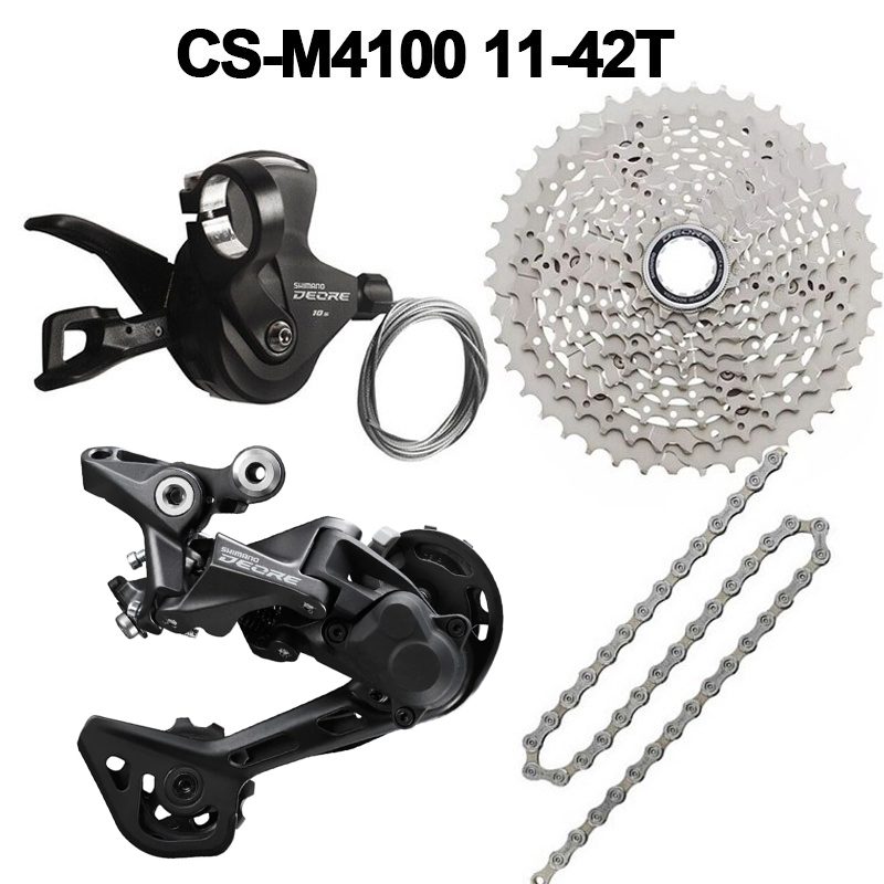 SL-M4100 RD-M5120 cs-M4100 MTB10sセット　シマノ Shimano DEORE M4100 10 Speed Groupset MTB Bike RD-M4120 RD-M5120