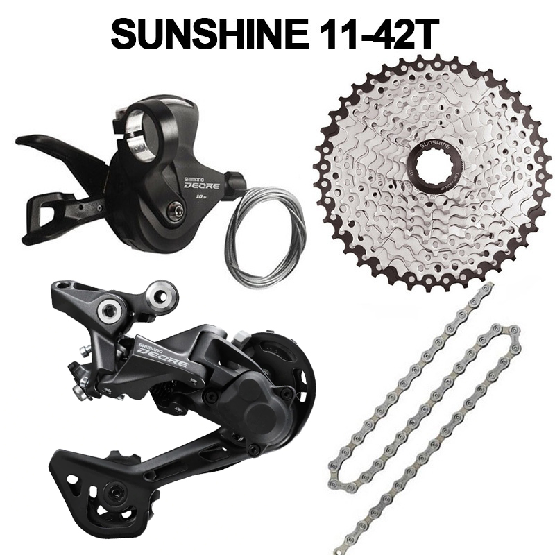 Shimano DEORE M4100 10 Speed Groupset MTB Bike RD-M4120 RD-M5120