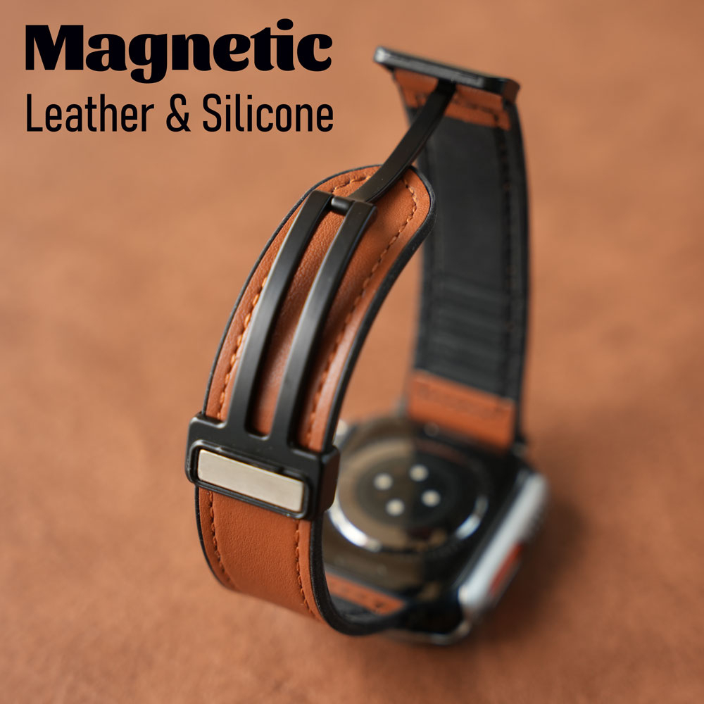 The Smart Minimalist - Upcycled LV Apple Watch Band 38-44mm