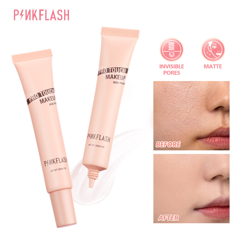 PINKFLASH Matte Poreless Makeup Primer Pore Minimizer Smooth Fine Line