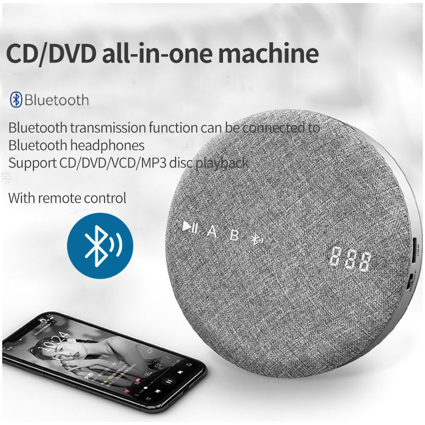Charging portable DVD VCD CD Walkman Bluetooth USB flash drive MP3